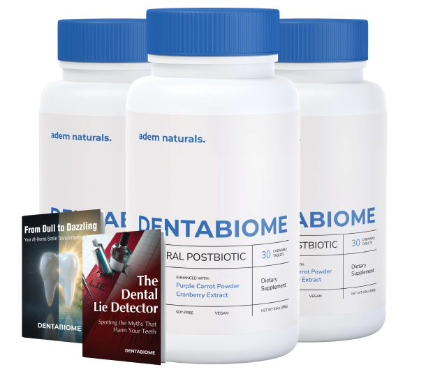 DentaBiome oral postbiotic bottles